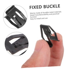 SUPVOX 50pcs Buckle Glass Retainer Clips Tailgate Clips Trim Panel Door Clips Dash Trim Glass Decor Automotive Dashboard Retainer Clips Dashboard Metal Fastener Clip Car Screen Steel