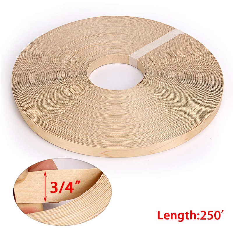 Skelang Maple 3/4" X 250' Roll Wood Veneer Edge Banding