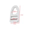 YINETTECH 2pcs Kayak Seats Clips Strap Aluminum Buckle Clip Compatible