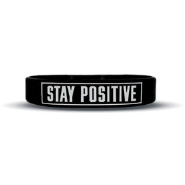 Elite Athletic Gear STAY POSITIVE Wristband - Size: STANDARD - 8"