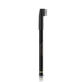 Max Factor Eyebrow Pencil Ebony 01 - 2-in-1 Eyebrow Pencil with Brush - Eyebrow Pull Made Easy - Brown Colour - 1 x 1 g