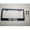 SIGNWERKZ Glowing Chevy Trucks Carbon Fiber Printed Stainless Steel license