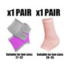 2 Pairs Kids Foot Protectors, Ankle Guards, Elastic Foot Guards,