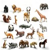 OZLMC 20 PCS Wild Animal Toy Set - Plastic Jungle