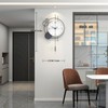 JTWALCLOCK Decorative Modern Wall Clock for Living Room Decor Non
