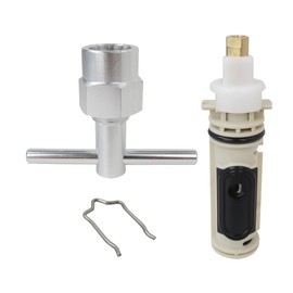 Qblahip Shower Valve Repair Kit for 1222 One Handle Posi Temp Faucet, Bathtub Shower Valve Parts and Removal Tool, Brass and Plastics