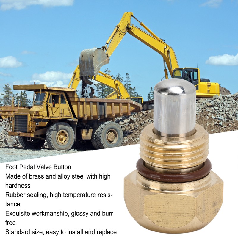 4PCS Walking Foot Valve Button Replacement Excavator Joystick Button for