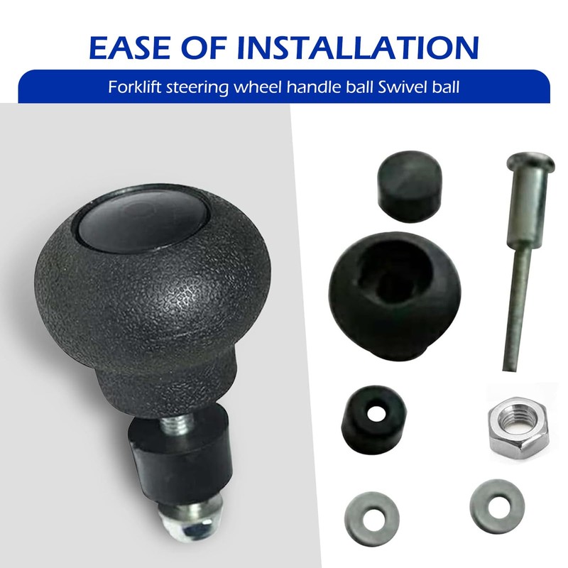 Dogary Forklift Steering Wheel Knob, 2PCS Steering Wheel Power Handle