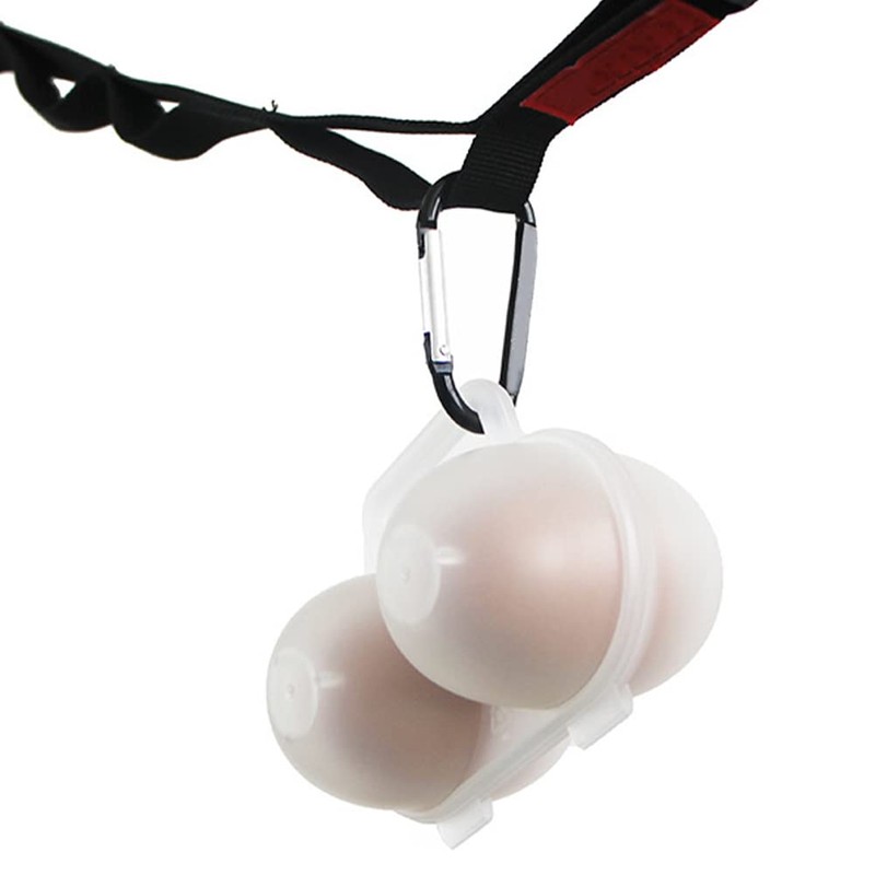 2 Pack Egg Holder Case, Portable Egg Storage Container with