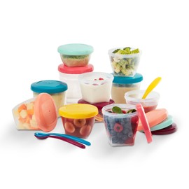Babymoov Babybols Baby Food Storage Container Hermetic Twist Top multicoloured