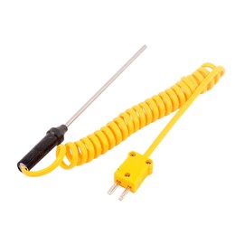 sourcing map Temperature Controller K Type Thermocouple Sensor Test Probe 95mmx3mm
