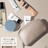 Blue Sincere Xpee PB5 Square Pouch, Small Items, Genuine Leather,