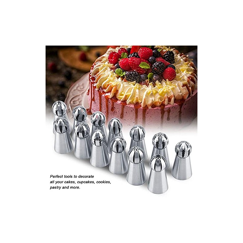 Kit de boquillas para repostería, glaseado ruso flor