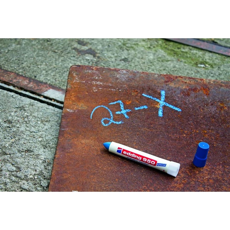 Edding 950 Industry Paint Marker - White (Pack of 10)
