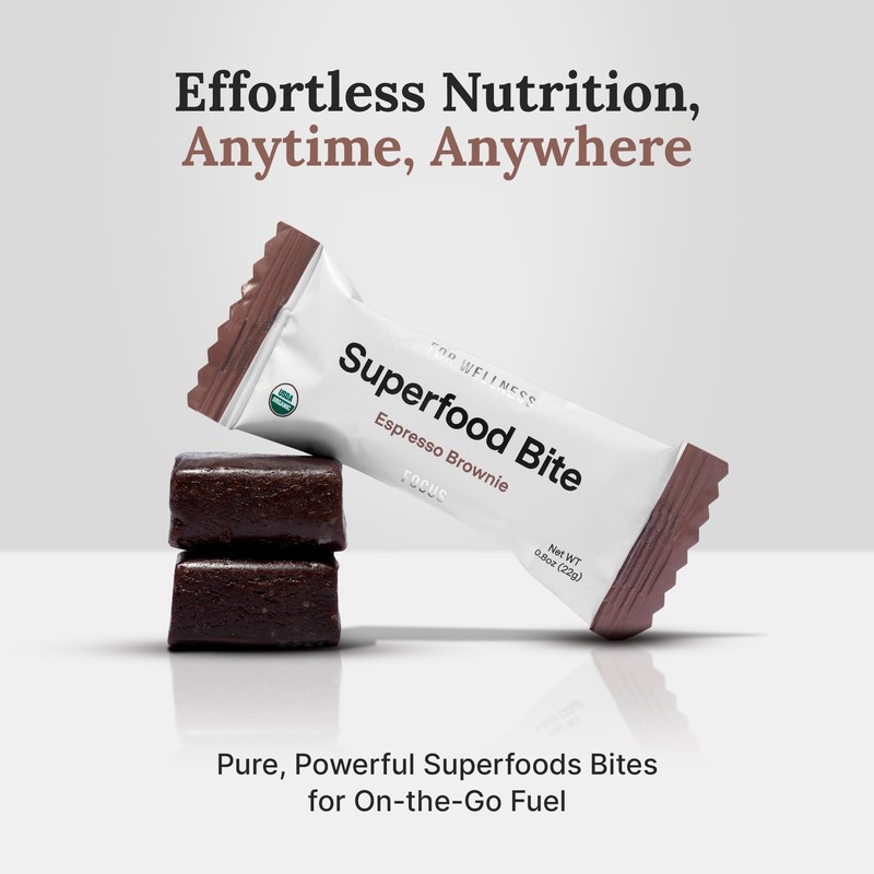 For Wellness Superfood Bites Focus | Healthy Snacks for Adults