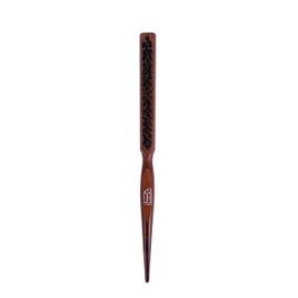 Ponik's Organic hair brush, boar bristles and wooden handle brush with nylon pins, anti-static, suitable for thick, thin, curly and wet hair.