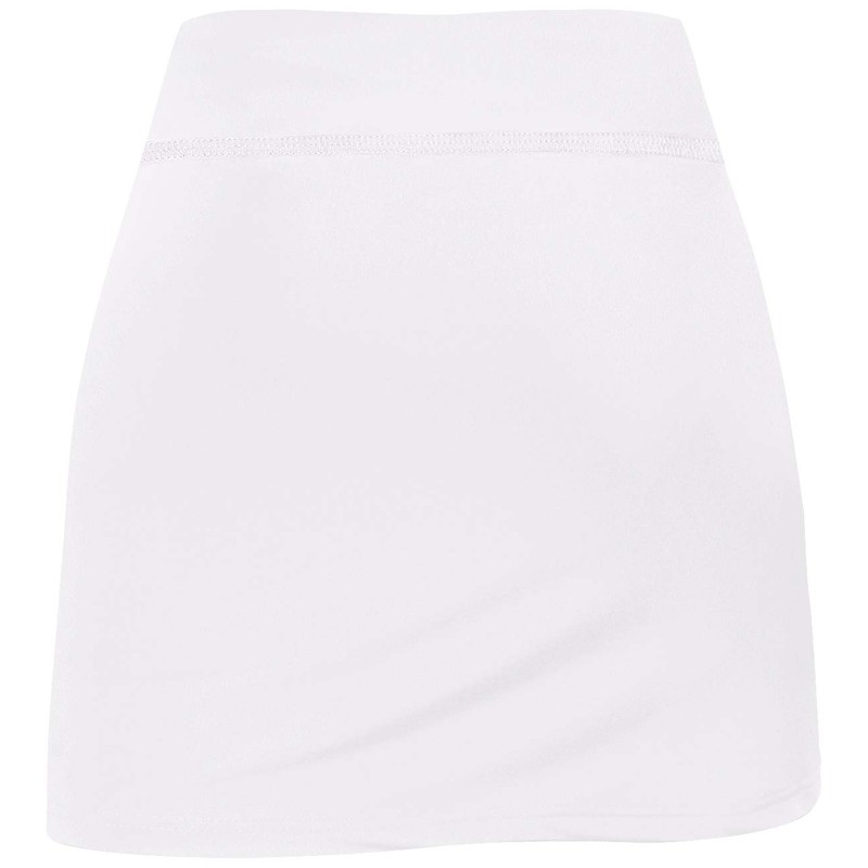Blevonh - Faldas de tenis para mujer, con bolsillos, Blanco,