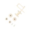 Sewing Machine External Spool Set Portable Multifunctional Sewing Machine Mini