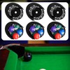 JASTT 6 Pack Set of Pool Table Pockets (Thickened Plastic