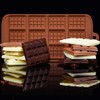 Waffle Chocolate Moulds Silicone Candy Molds, 3PCS12-Cavity Small Break Apart