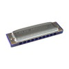 HOHNER Blue Midnight 595/20 A Tone 10 Hole Harmonica Blue