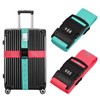 Pack of 2 Suitcase Strap, Suitcase Strap with Suitcase Tag,