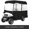 VEVOR 4 Passenger Golf Cart Cover Driving Enclosure Waterproof Person