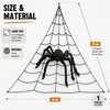 5M Triangle Spider Web for Halloween Decor – Large Cloth