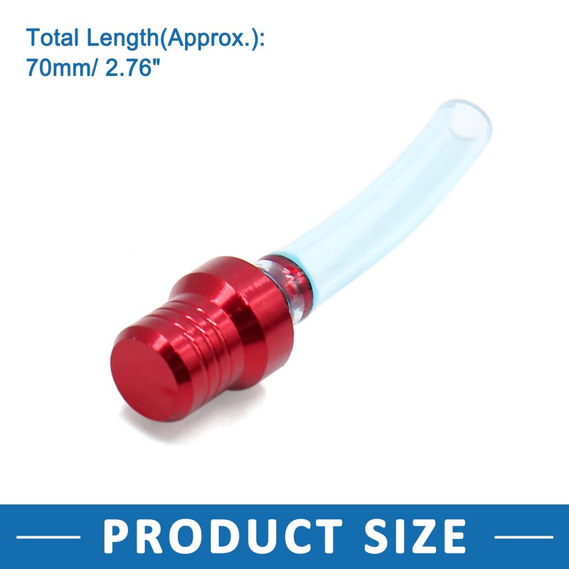 A ABSOPRO Motorcycle Fuel Tank Vent Hose Valve Gas Pipe