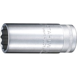 Stahlwille STW4613 4613 Bi-Hexagon Socket Extra Deep 3/8in Drive 13mm, Silver