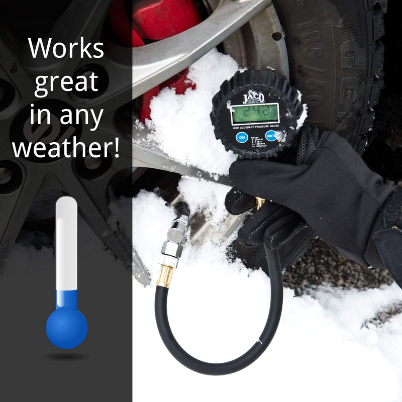 JACO Superior Products ElitePro Digital Tire Pressure Gauge - Professional
