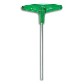 Eight 018-5/32H T-shaped Hex Spanner, Resin Handle, Single Item