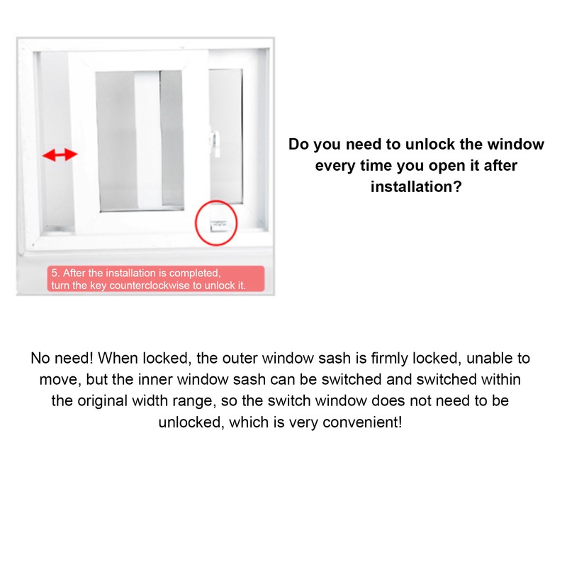 Window Limit Lock Professional Safety Prevents Theft Window Slider Limit