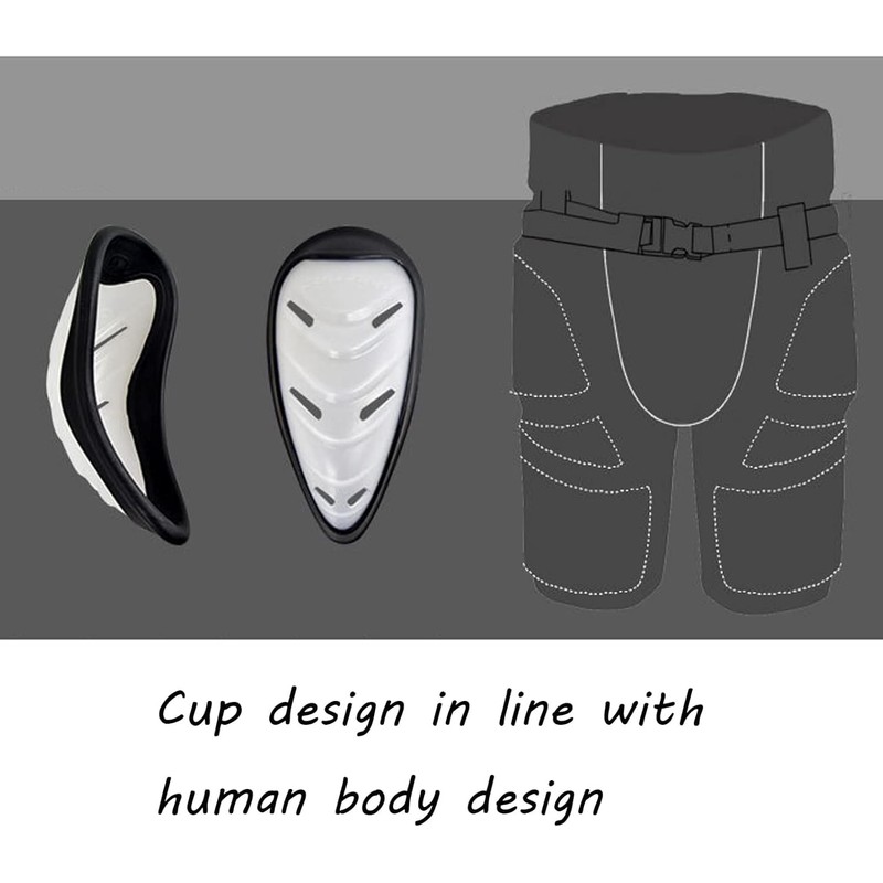 ELEBOX Protective Athletic Groin Cup Protector Crotch Groin Guard Men