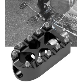 Anti-Skid Gear Shifter Peg Wide Shift Peg 360° Roating Pegs Compatible with Harley Touring Street Glide,Road Glide,Road King,Softail,Dyna,Sportster,MX Chopper Bobber (Black)