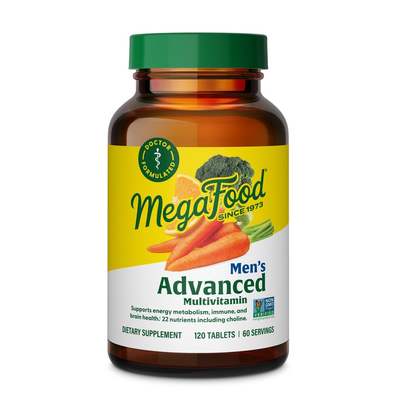 MegaFood Men's Advanced Multivitamin for Men - Doctor -Formulated -