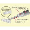 Hurricane (Hurricane) R Brake Cable (+ 12 cm) La Dio