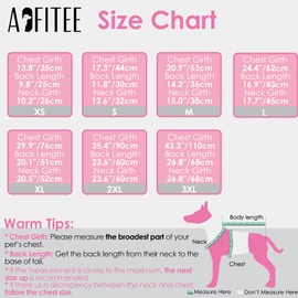 AOFITEE Small Dog Coat, Warm Dog Coat with Harness Built-in, Waterproof Puppy Coats Snow Jacket for Pets, Fleece Dogs Snowsuit for Small Dogs Cold Weather Coats for Chihuahua, Yorkshire, Blue XS