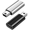 USB C to Mini USB Adapter 2 Pack Type C