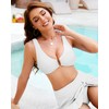 Jolefille Push Up Bikini Top for Women U Wired Wide