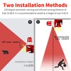 Motion Sensor Alarm with Human Detection,120dB Adjustable Siren & LED