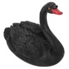Floating Fake Swans, Simulation Swan Float Freely Black Lifelike for