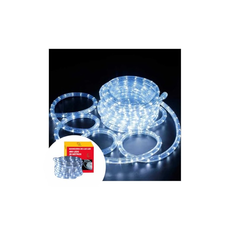 Dosyu Manguera de Luz Led para Exteriores Impermeable 20m 400