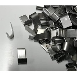 J Clips Stainless Steel 1 Pound J-clips RNL RabbitNippLes