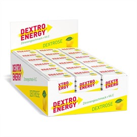 DEXTRO ENERGY Cubes Lemon + Vitamin C (Pack of 18) – Dice with Carbohydrates and Vitamins to Support the Immune System, Carbohydrate Supply for Everyday Use and Work