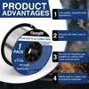 1-Pack 0.030" Flux Core Welding Wire, E71T-GS Low Splatter Gasless