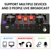 FOLTUSYMY Podcast Equipment Bundle for 2, Audio Interface with Cardioid
