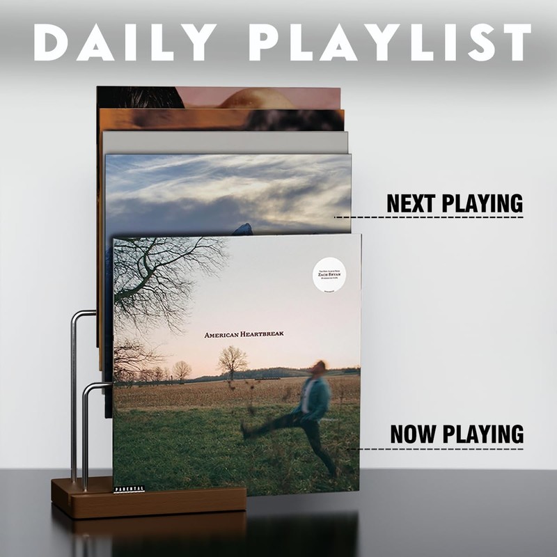 TAKMORK Record Holder Vinyl Display Storage: Vinyl Record Storage Holder