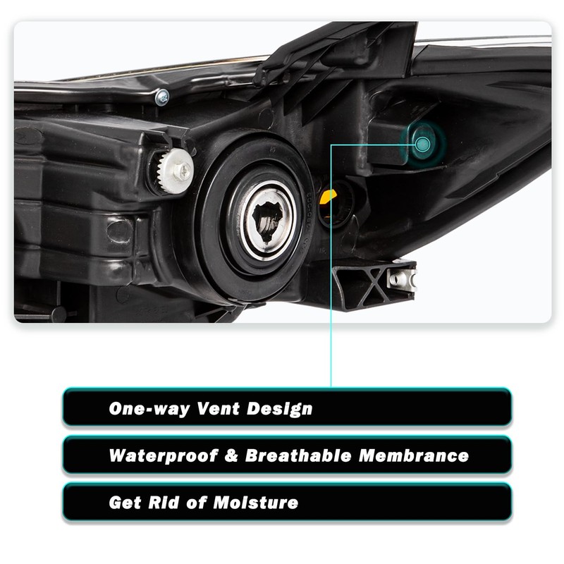 TUSDAR Fits For 2015 2016 2017 2015-2017 Toyota Camry Headlights