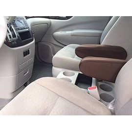 Auto Console Covers- Compatible with The Honda Odyssey 2012-2017 Auto Armrest Covers for Front Bucket Seats - Protect Fold Down Armrest with a CR Grade Neoprene. One Pair- Custom Fit